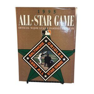 VTG 1993 MLB All-Star Game Program & Scorecard | Camden Yards Baltimore Orioles
